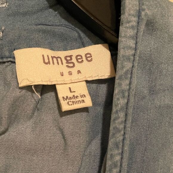 NWOT Denim Jumpsuit - Picture 8 of 8